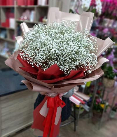 Букет цветов из: Гипсофила в Гришенки