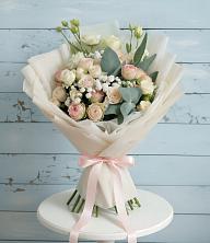 Букет цветов из:  Розы и Лизиантусы в Гришенки