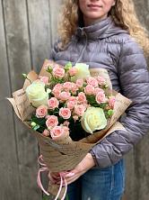 Букет цветов из:  Розы в Гришенки