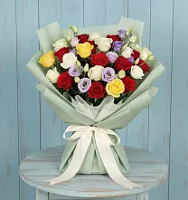 Букет цветов из:  Розы в Гришенки