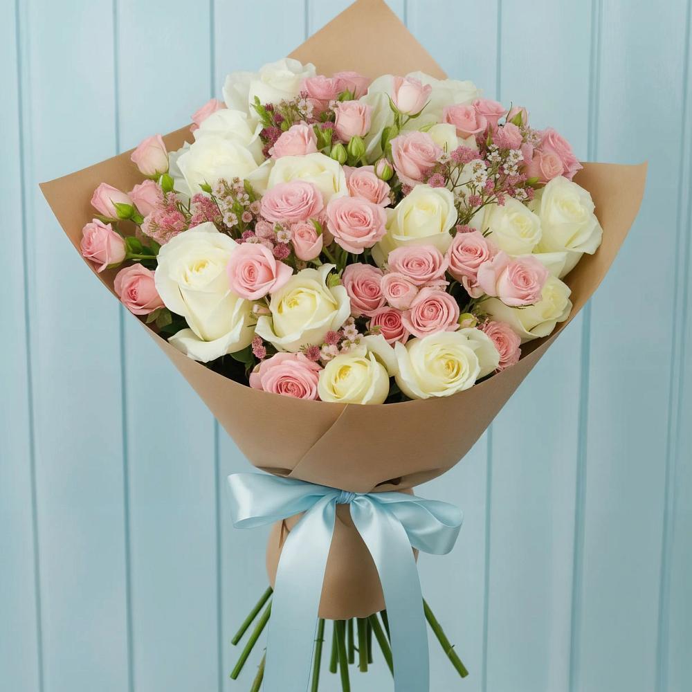 Букет цветов из: Розы в Гришенки