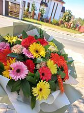 Букет цветов из:  Герберы #REPLACE_PRED# Гришенки