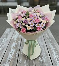 Букет цветов из:  Розы и Хризантемы в Гришенки
