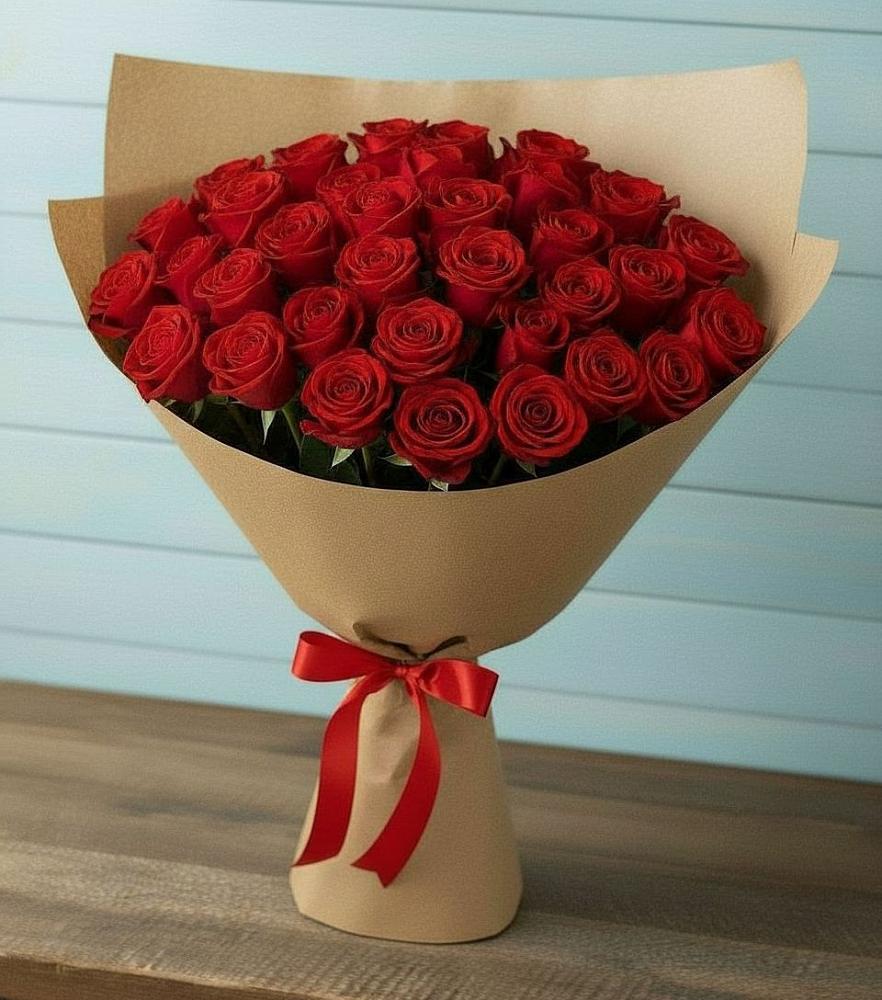 Букет Красные розы Милано в Гришенки
