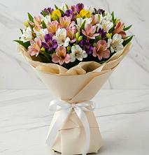 Букет цветов из:  Альстромерии в Гришенки