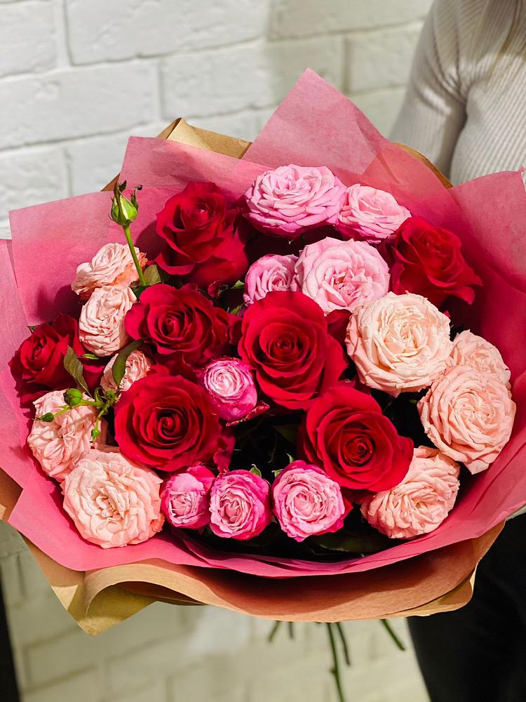 Букет цветов из: Розы в Гришенки