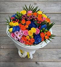 Букет цветов из:  Розы и Хризантемы в Гришенки