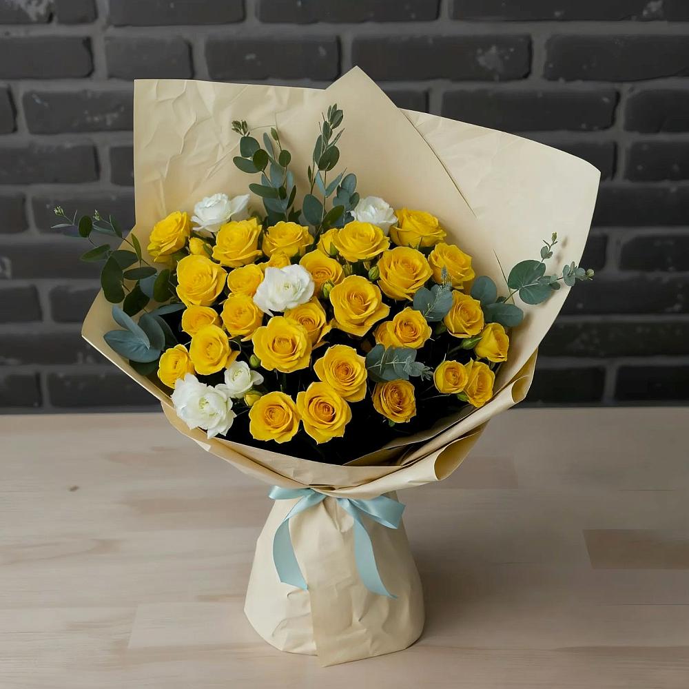 Букет цветов из: Розы в Гришенки