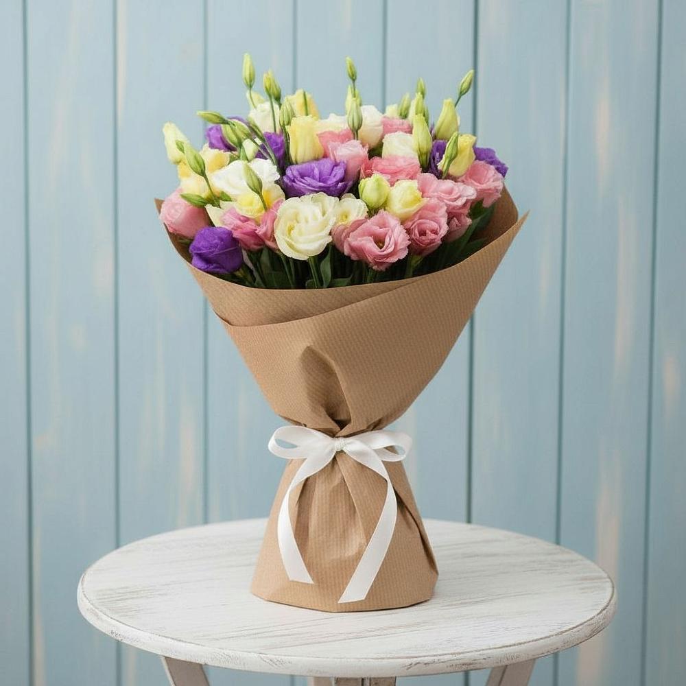 Букет цветов из: Лизиантусы в Гришенки