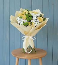 Букет цветов из:  Хризантемы и Розы #REPLACE_PRED# Гришенки