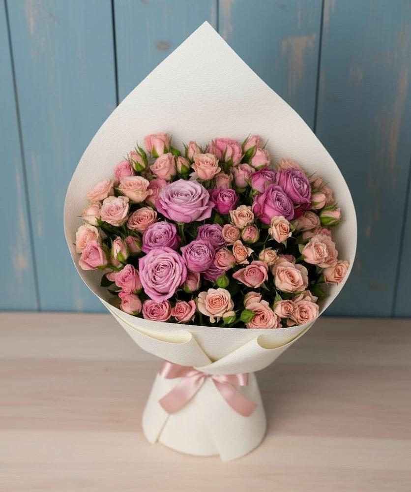 Букет цветов из: Розы в Гришенки