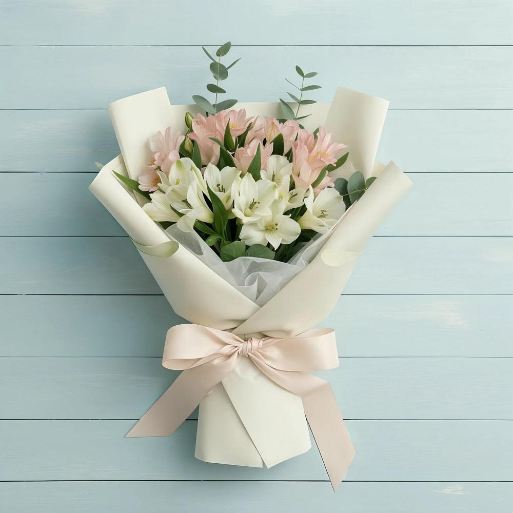 Букет цветов из: Альстромерии в Гришенки