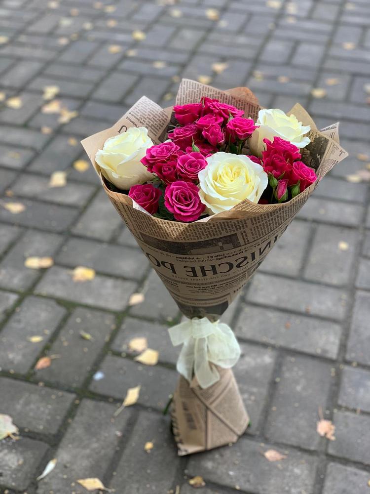 Букет цветов из: Розы в Гришенки