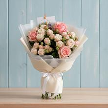 Букет цветов из:  Розы в Гришенки